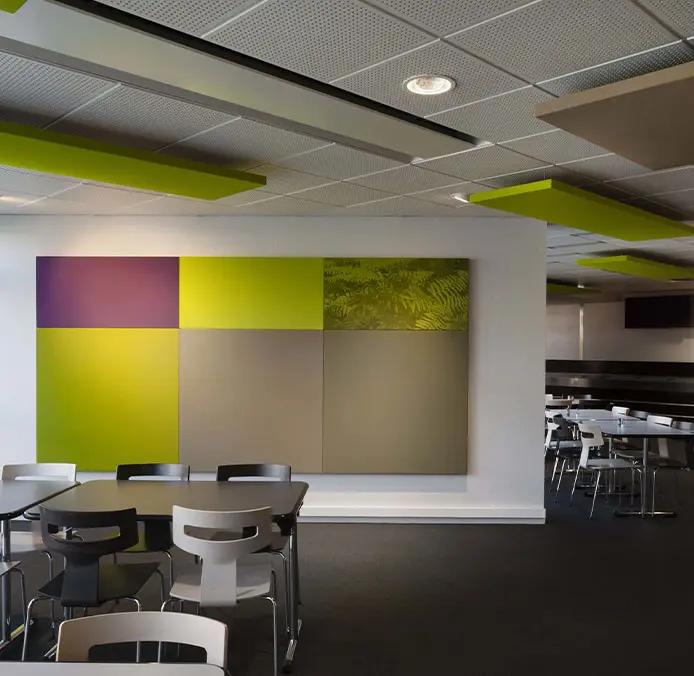 restaurant akustik ses yalıtım paneli