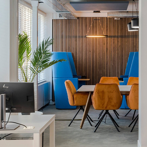 ofis ses yalıtımı akustik ahşap keçe panel